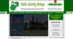 Desktop Screenshot of dublinsecuritystorage.com